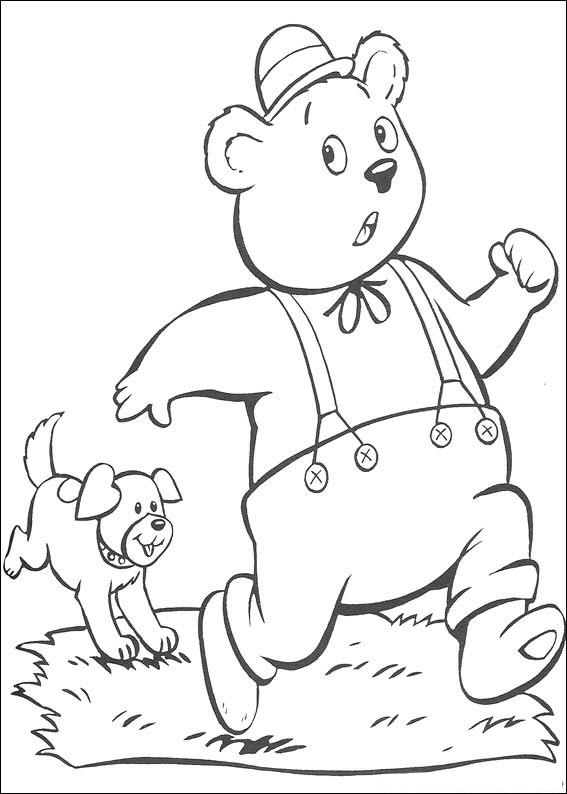 Plansa de colorat cu Noddy 21 14